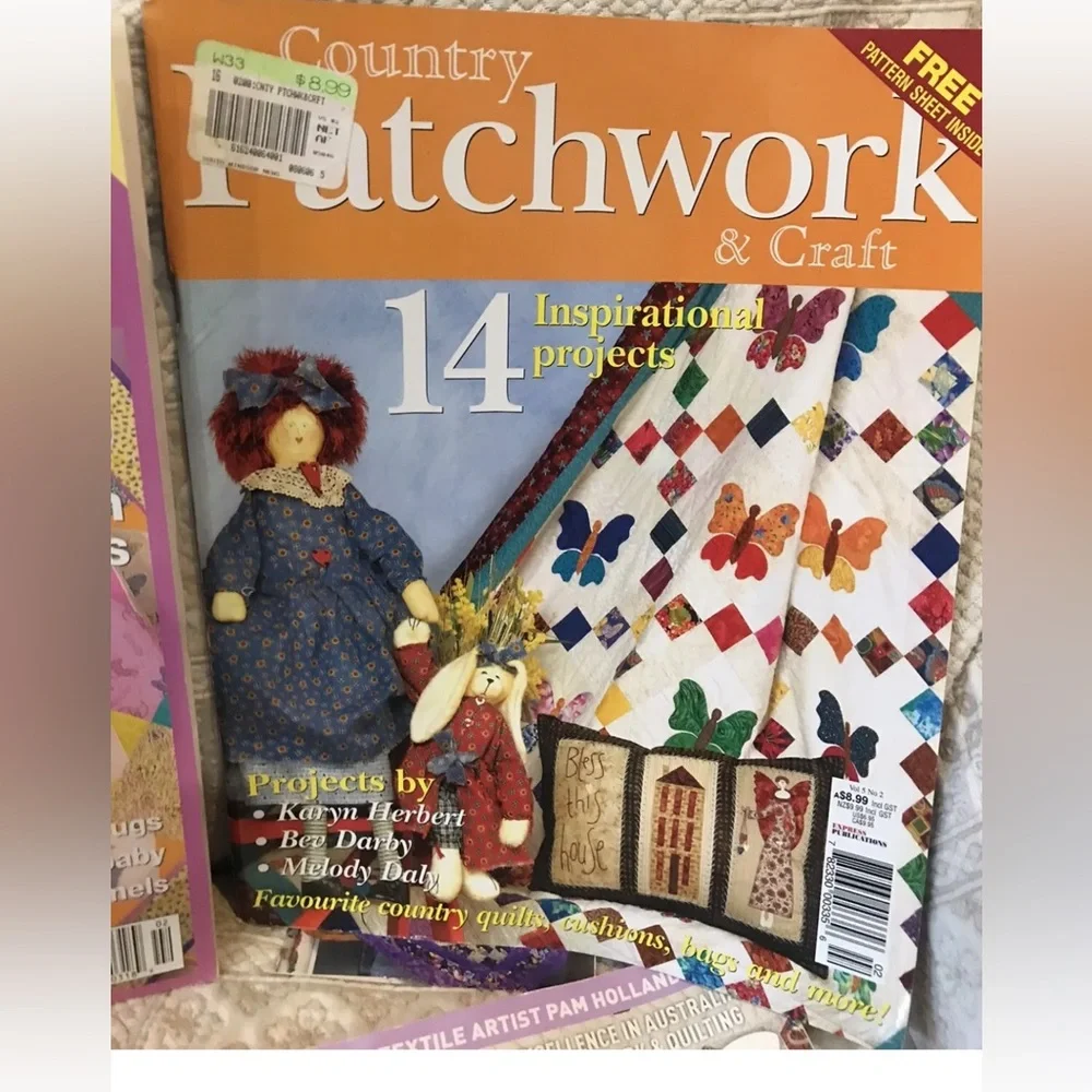 Patchwork Quilting Quilts Sewing Stitching craft magazine bundle - Picture 2 of 8
